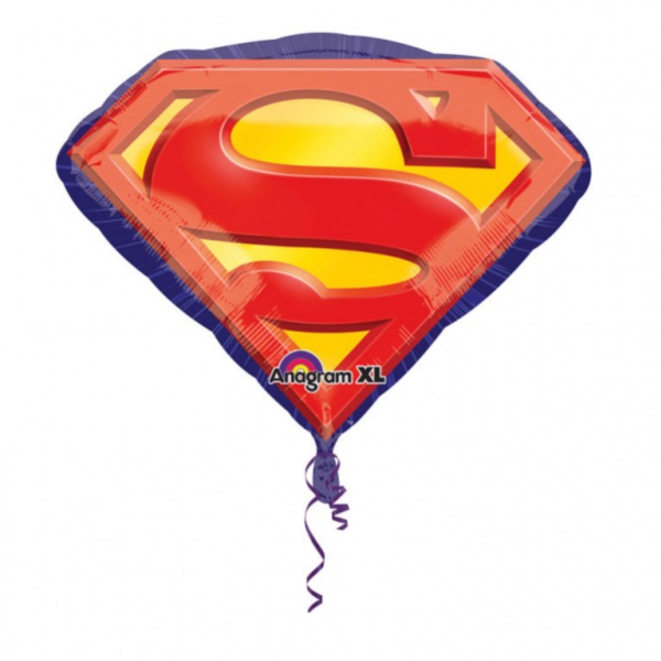 BALÓNIK fóliový Superman -  emblém supershape