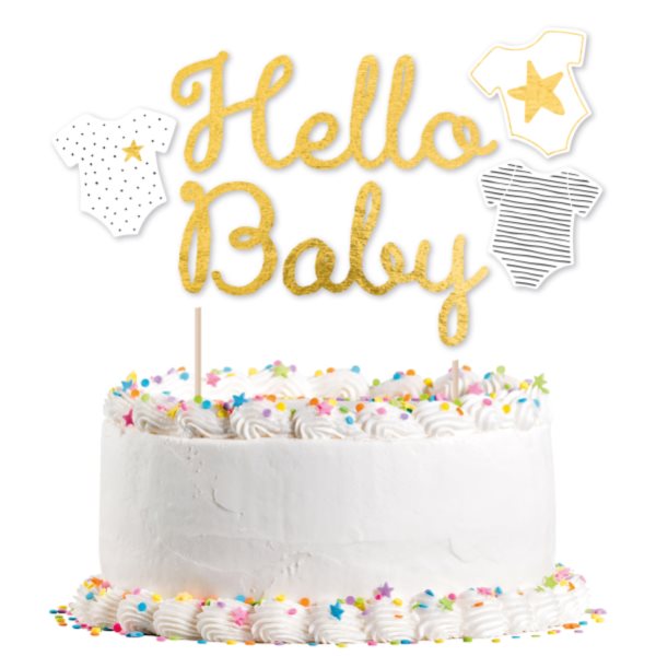 Zápich na tortu Hello Baby