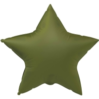 Balnik fliov Hviezda olivovo zelen, matn 45 cm