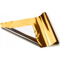 Flia dekoratvna metalick, zlato - strieborn, 0,5 x 50 m