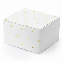 Krabiky na vsluku biele 6 x 3.5 x 5.5 cm, 10 ks