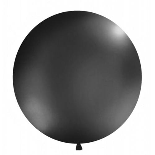 Balón Jumbo čierny 1m