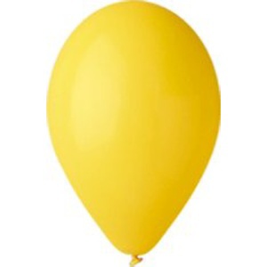 Balonek pastelový žlutý