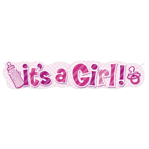 Banner s nápisom It \'a Girl