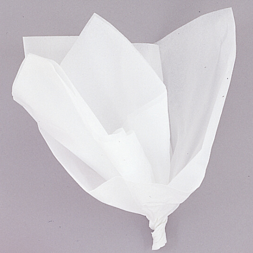 Hodvábny papier White