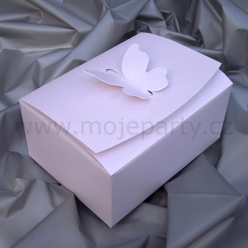 Krabička s motýlem malá perleťová