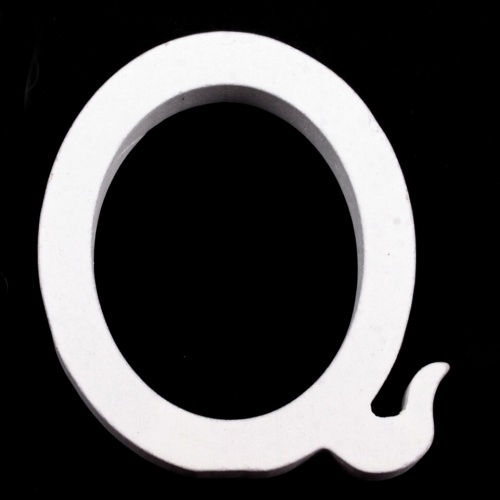 E-shop Písmeno drevené dekoračné 8cm "Q"