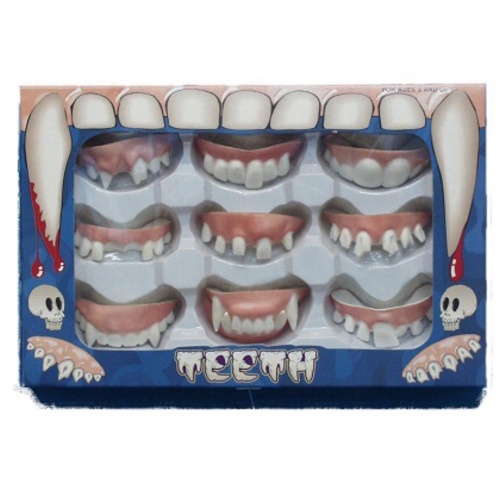 Zuby z huby sada 9ks
