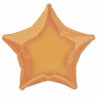 Balónek foliový hvězda Orange