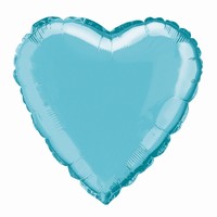 Balónek fóliový srdce Baby blue