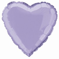 Balónek fóliový srdce lila