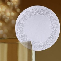 Menovky na pohrik Kruh dekor 10ks