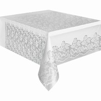 Obrus plastov White Lace