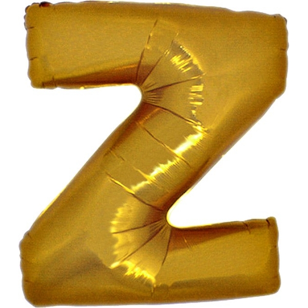Balónik zlatý písmeno Z