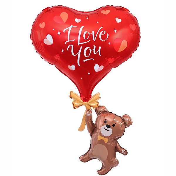 Bal�nek f�liov� Medv�dek I Love You 49 x 69 cm