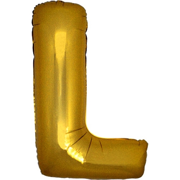 Balónik zlatý písmeno L