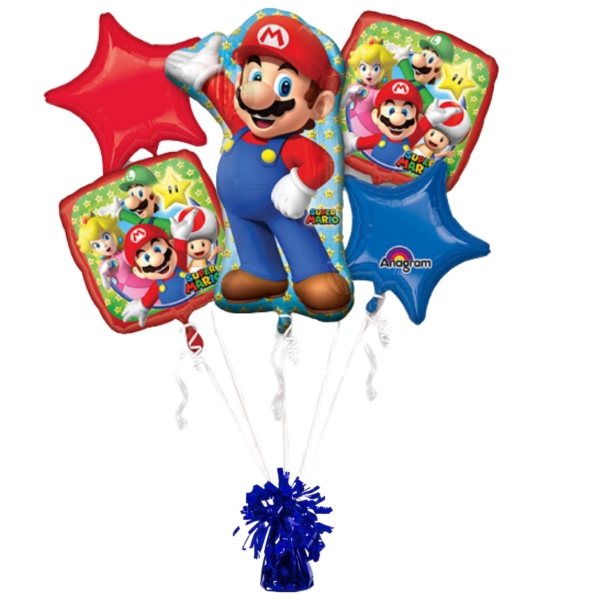 E-shop Balónkový buket Super Mario + těžítko