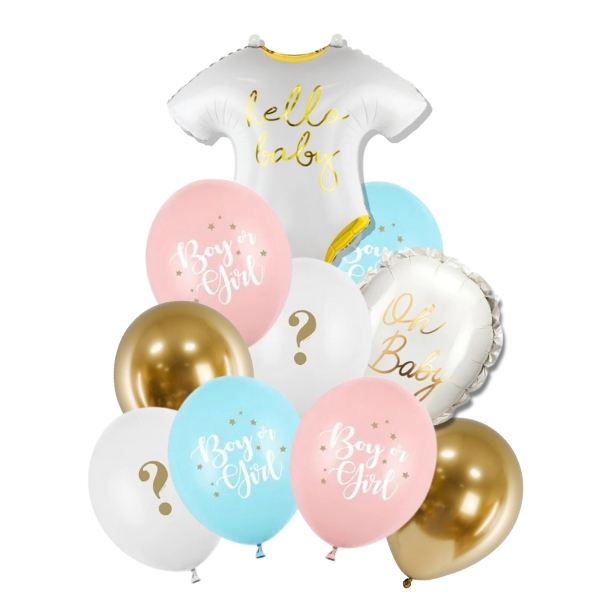 Balnov set - Boy or Girl? Baby shower 10 ks