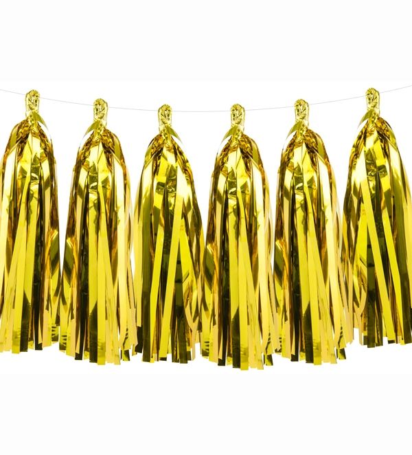 E-shop Girlanda strapce zlatá 1,5 m