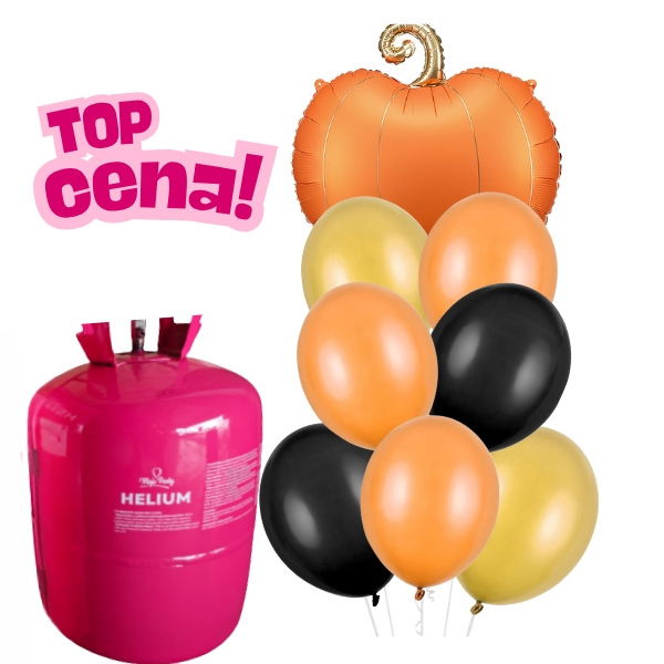 Helium na 30 balnk s balonkovm buketem -  Dn s mix balonky