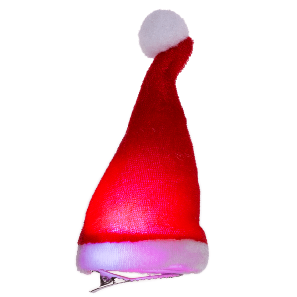 E-shop Mini čiapočka Santa na klip s Led 12 cm