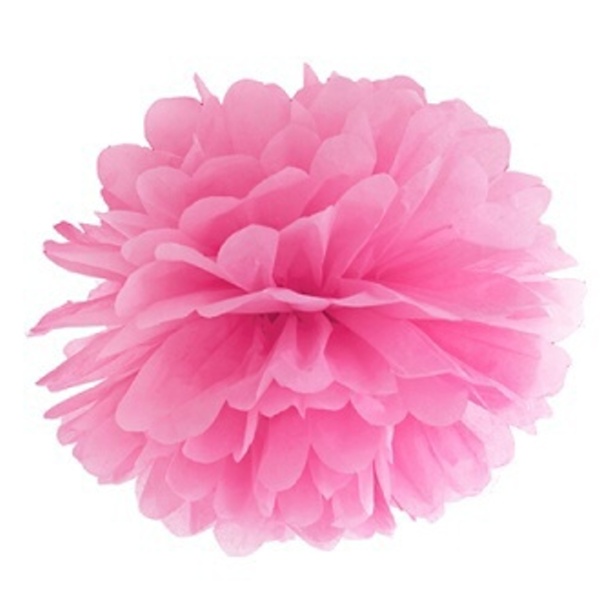 Pom pom 25cm fuchsiový