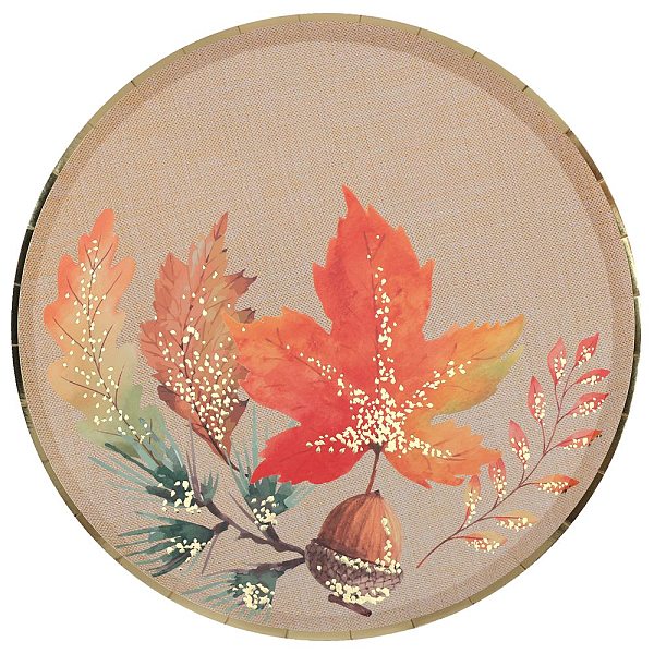 Tale paprov podzimn list 23 cm 10 ks