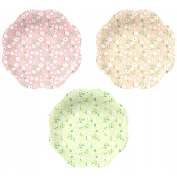 Talky paprov lun kvt mix barev 23 cm 6 ks