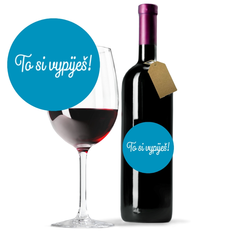 E-shop Darčekové víno "To si vypiješ" - Rulandské modré