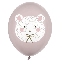 Balnek 30 cm, Ledn medvd, Pastelov Tepl ed 50 ks
