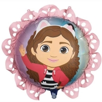 Bal�nek f�liov� Gabby's Dollhouse s vol�nkem 52x52 cm
