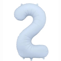 Bal�nek f�liov� ��slo 2 mlhav� modr� 86 cm