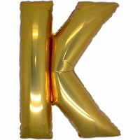 Balónek fóliový písmeno K