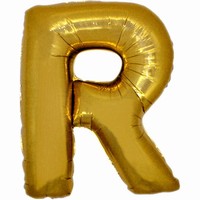 Balónek fóliový písmeno R