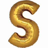 Balónek fóliový písmeno S