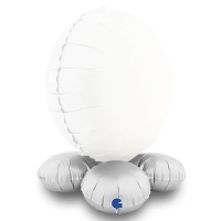Balónový podstavec na balóniky do 48 cm - saténová biela 33 cm