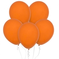 Balnky latexov pastelov oranov 28cm 100ks