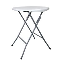 Bistro stolk koktailov priemer 60 cm, biely, BSTL80