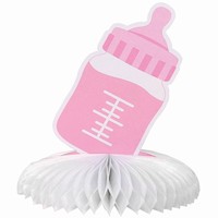 DEKORCIA papierov na stl Baby Girl fatika 17cm