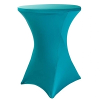 Elastick obrus EXTREME na koktailov bistro stl 70-80 cm Farba obrusu: TYRKYSOV / TURQUOISE