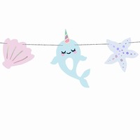 GIRLANDA Narwhal 1m