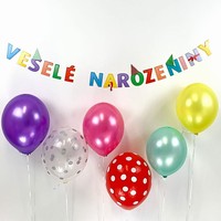 GIRLANDA Vesel narozeniny 80cm