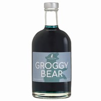 Groggy bear – ovocný výnimočne lahodný likér 24 % 0,5 l