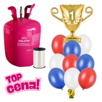 Helium a balonky -  Fandme sportu - Pohr - 9 balnk  30 cm