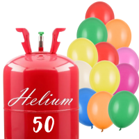 Helium na 50 balonk + balonky ZDARMA