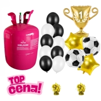 Helium set - Vhodn kombinace helium s balonky Fotbal winner