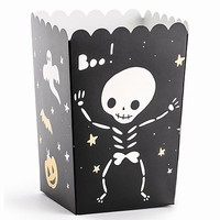 HALLOWEENSK KATUKY na popcorn Boo 7 x 7 x 12,5 cm 6 ks