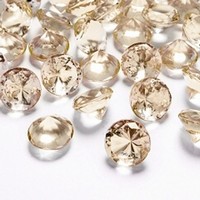 Konfetky diamantov zlat 20mm