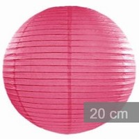 Lampion kulat 20cm fuchsiov