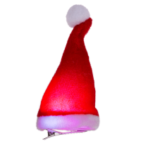 Mini čiapočka Santa na klip s Led 12 cm